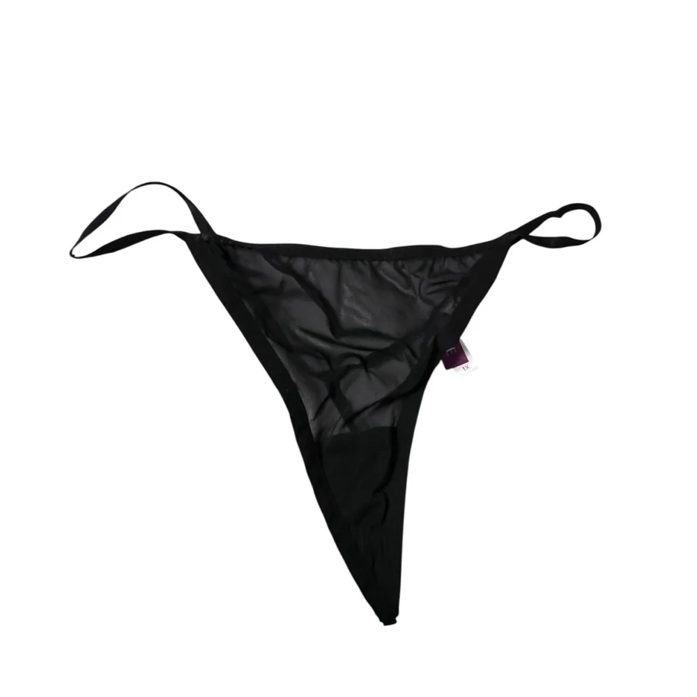 Adore Me Veronique Black Lace Strappy Caging Bustier 1X NWT - Picture 5 of 7